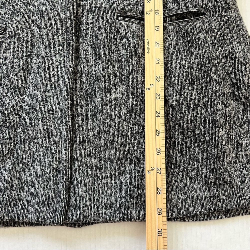 ATM Anthony Thomas Melillo Heathered Gray Oversized Fleece Over Coat Small - Picture 14 of 14